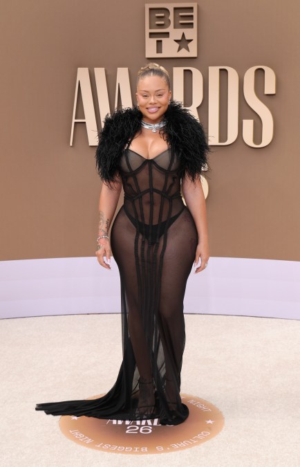Latto on the 2026 BET Awards red carpet.