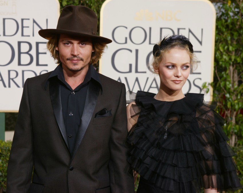 Johnny Depp and Vanessa Paradis