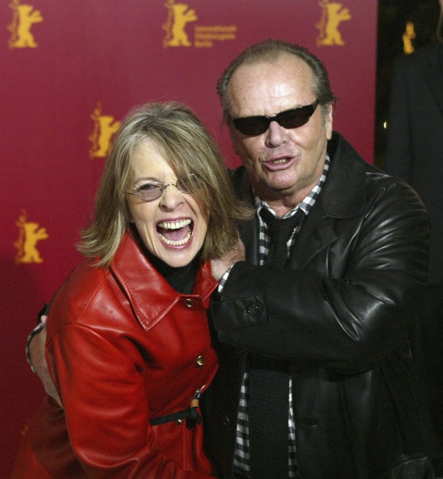 Actors Jack Nicholson and Diane Keaton 