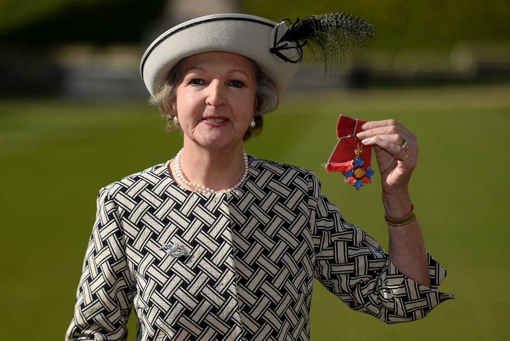 Penelope Keith after she was made a Dame Commander of the Order of the British Empire in 2014.