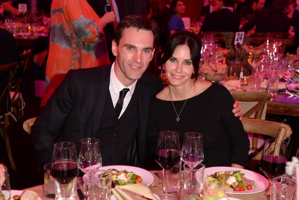 Actress Courteney Cox and boyfriend Johnny McDaid