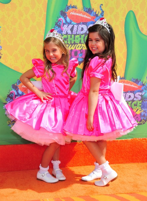 Sophia Grace Brownlee and Rosie Grace McClelland attend an event in 2014
