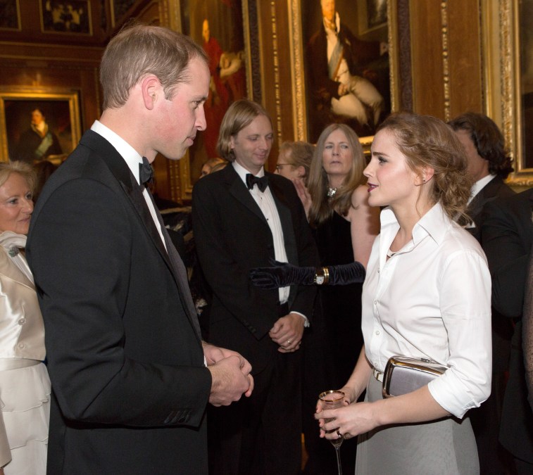 Prince William and Emma Watson