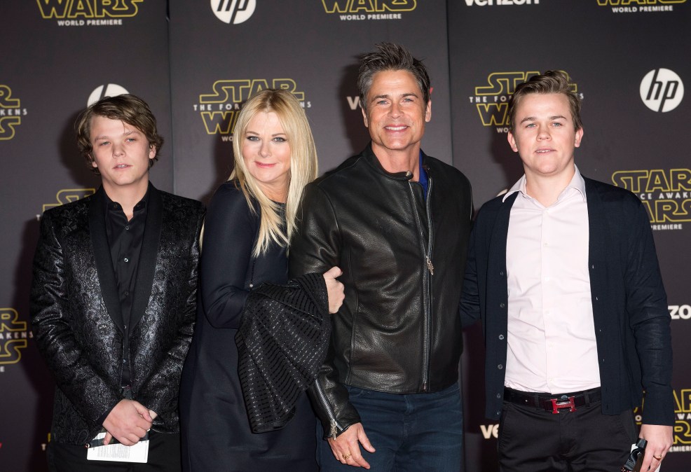 Matthew Lowe, Sheryl Lowe, Rob Lowe, and John Lowe