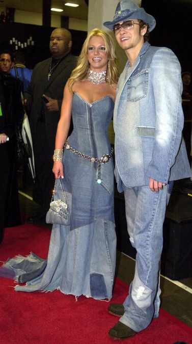 Britney Spears and Justin Timberlake at the 28th American Music Awards in 2001.