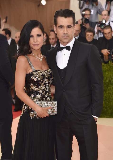 Claudine Farrell and Colin Farrell
