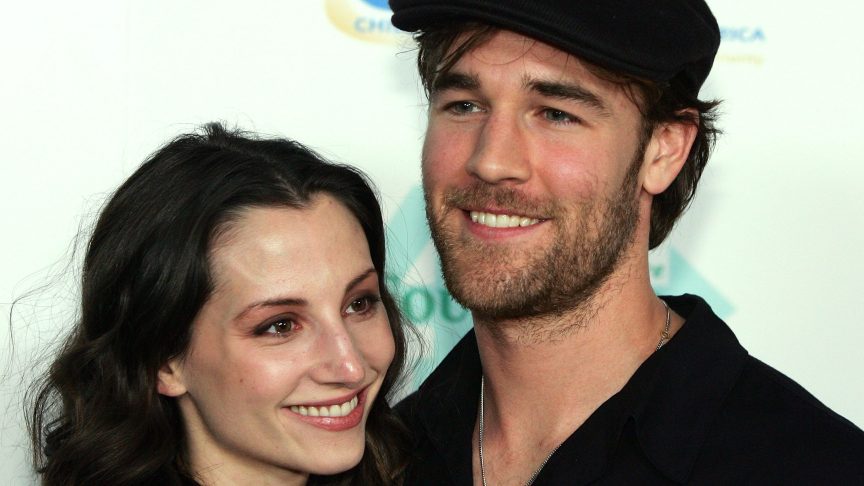 Heather McComb and James Van Der Beek.