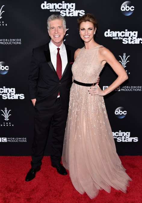 Tom Bergeron and Erin Andrews
