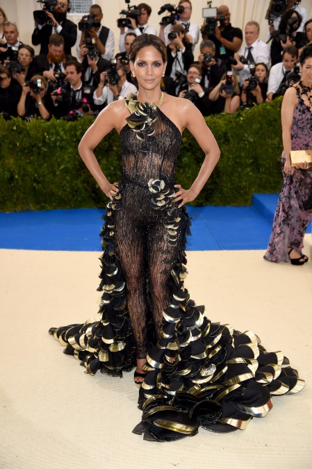 Halle Berry at the Met Gala in 2017.