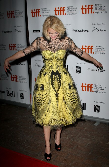 Drew Barrymore at a "Whip It" screening in 2009.