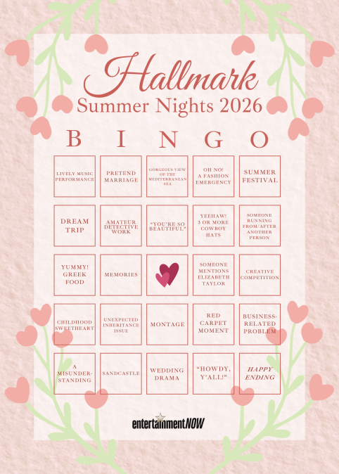 Hallmark Bingo Card _ Summer Nights 2026 _ EntertainmentNow