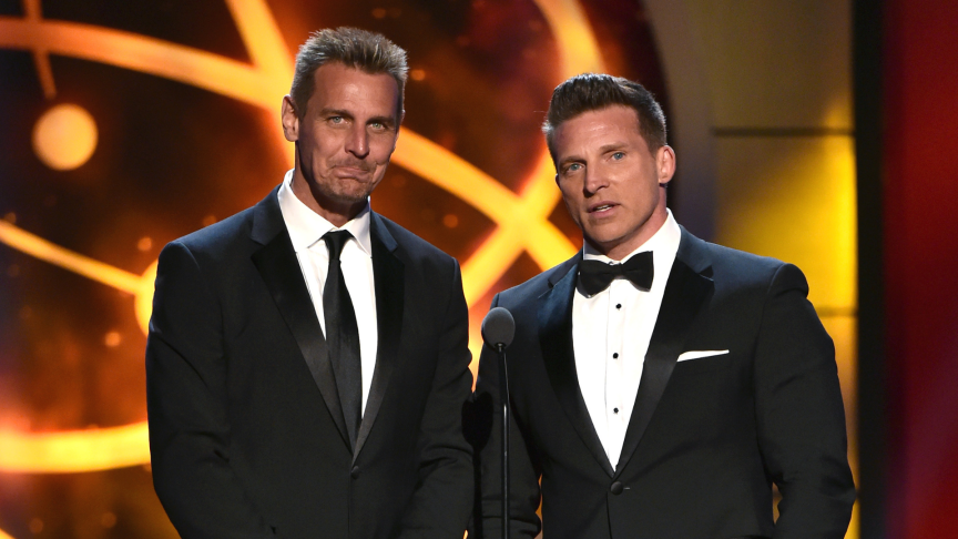 Ingo Rademacher and Steve Burton