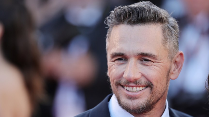 James Franco smiling at Cannes Film Festival