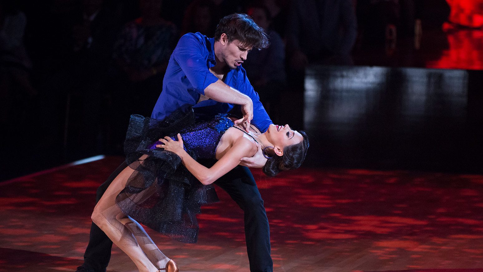 Jana Kramer dancing with Gleb on Dancing With the Stars