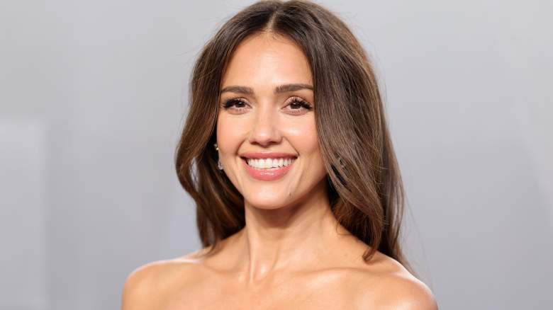 Jessica Alba smiling at an event
