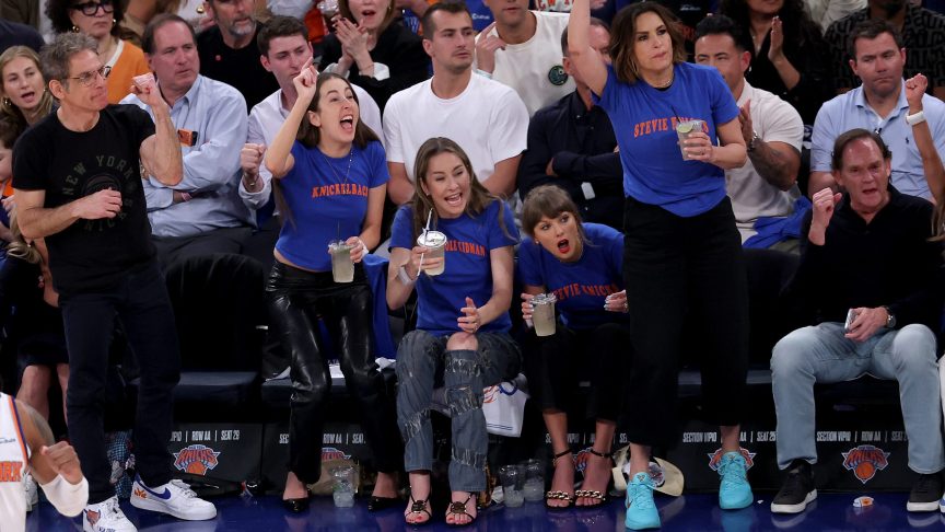 Knicks Spurs Game 4 Celebrities