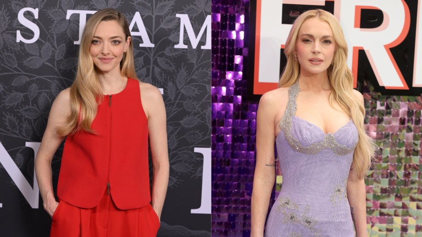 Lindsay Lohan and Amanda Seyfried