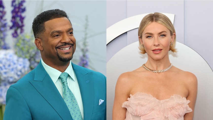 Alfonso Ribeiro and Julianne Hough