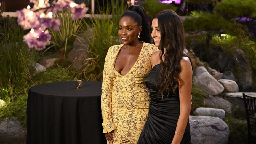 Pictured: (l-r) Jasmine Goode, Melissa Marie Carelli on 'The Valley'
