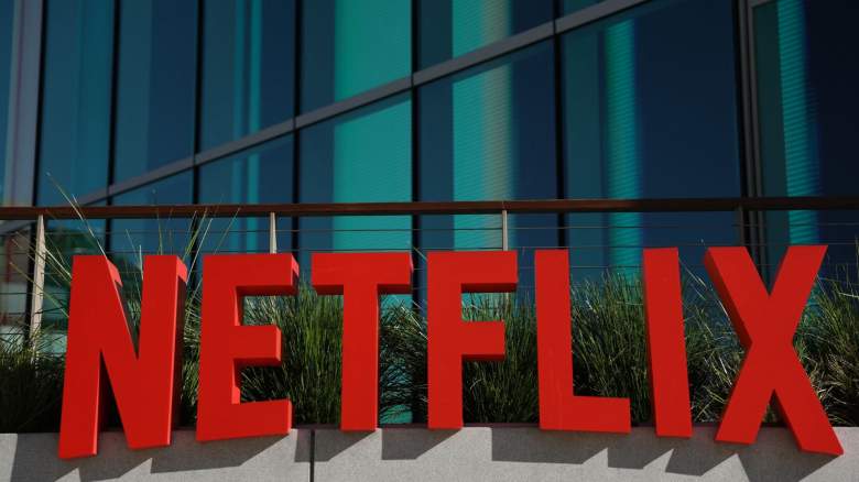 The Netflix logo is pictured at the company's offices on Vine in Los Angeles, California on December 5, 2025