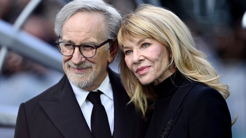 Steven Spielberg and Kate Capshaw attend an event