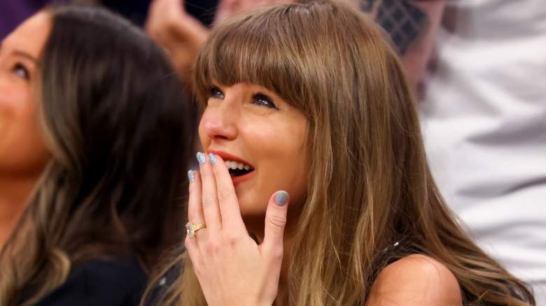 Singer Taylor Swift attends Game Three between the New York Knicks and the Cleveland Cavaliers in the NBA Eastern Conference Finals at Rocket Arena on May 23, 2026 in Cleveland, Ohio