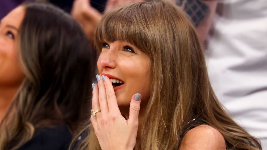 Singer Taylor Swift attends Game Three between the New York Knicks and the Cleveland Cavaliers in the NBA Eastern Conference Finals at Rocket Arena on May 23, 2026 in Cleveland, Ohio