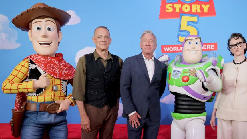 Tom Hanks, Tim Allen, and Joan Cusack
