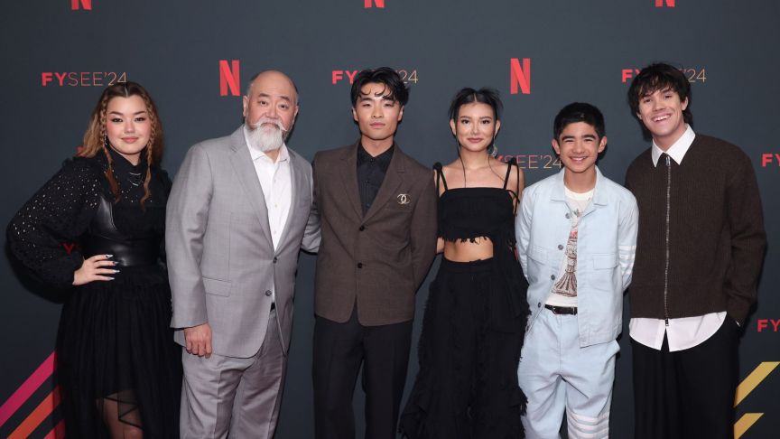 Elizabeth Yu, Paul Sun Hyung Lee, Dallas Liu, Kiawentiio, Gordon Cormier and Ian Ousley