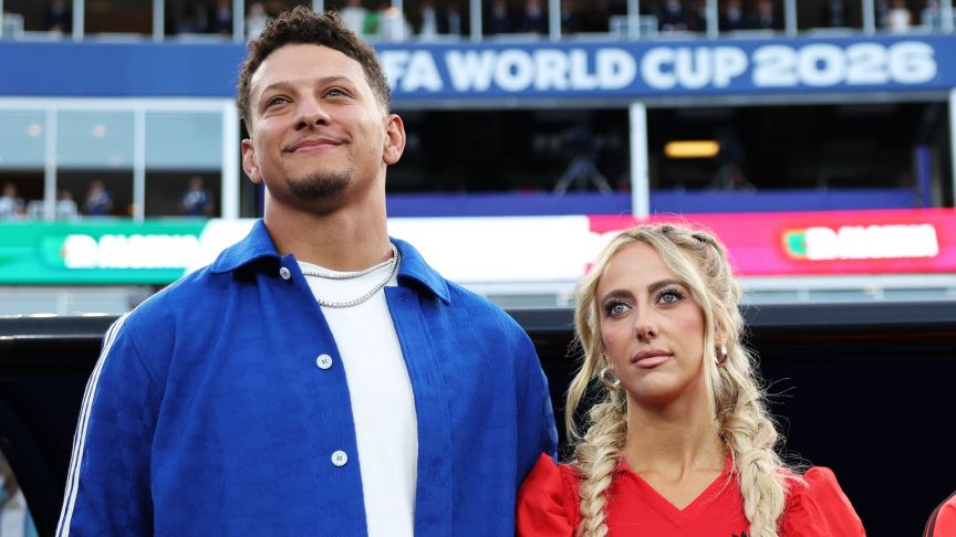 Patrick Mahomes and Brittany Mahomes