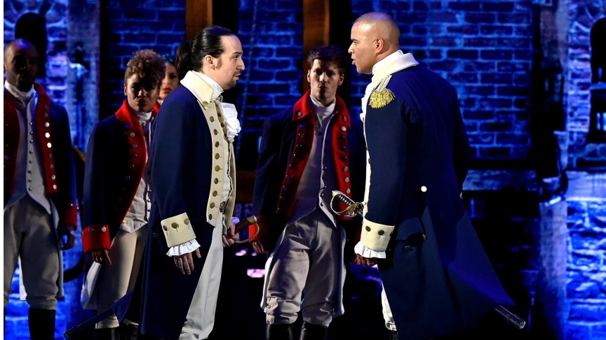 Lin-Manuel Miranda and Christopher Jackson