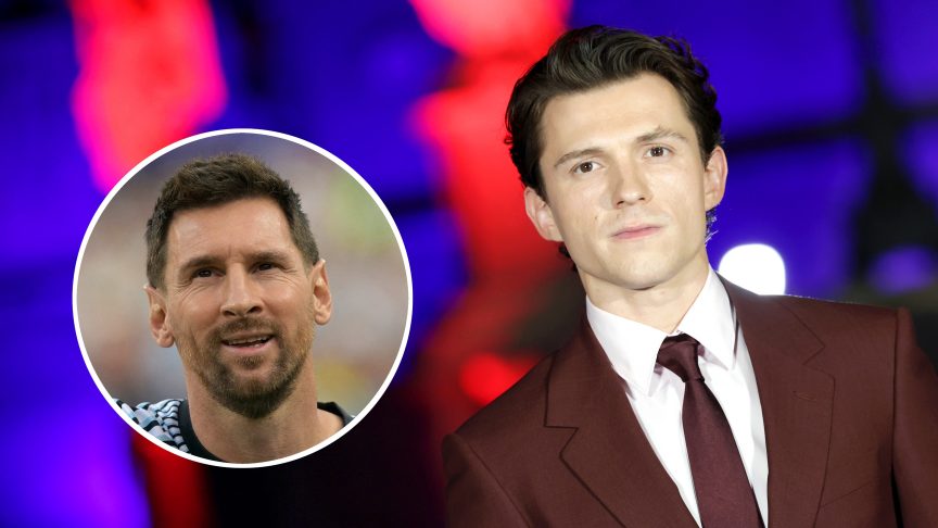 Lionel Messi and Tom Holland.