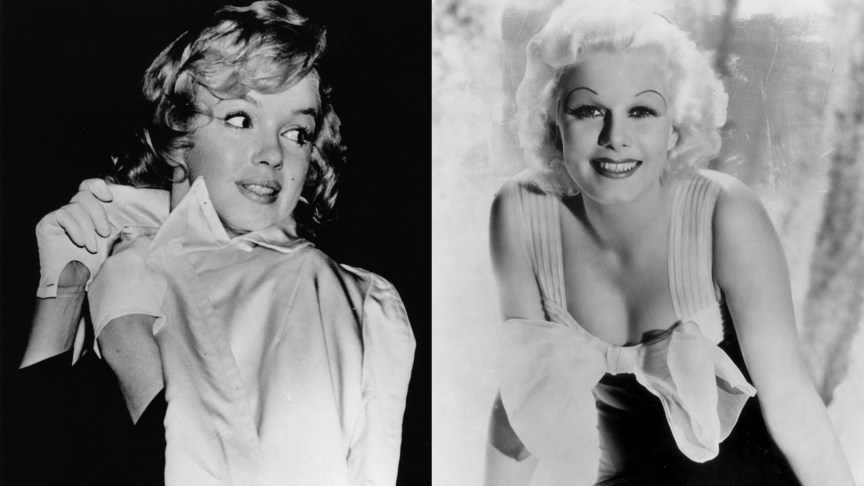 Marilyn Monroe and Jean Harlow