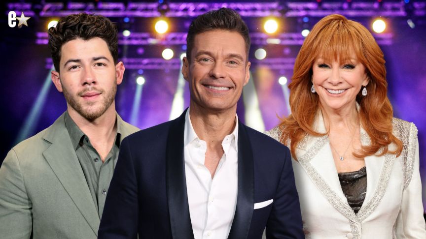 Nick Jonas, Ryan Seacrest, Reba McEntire
