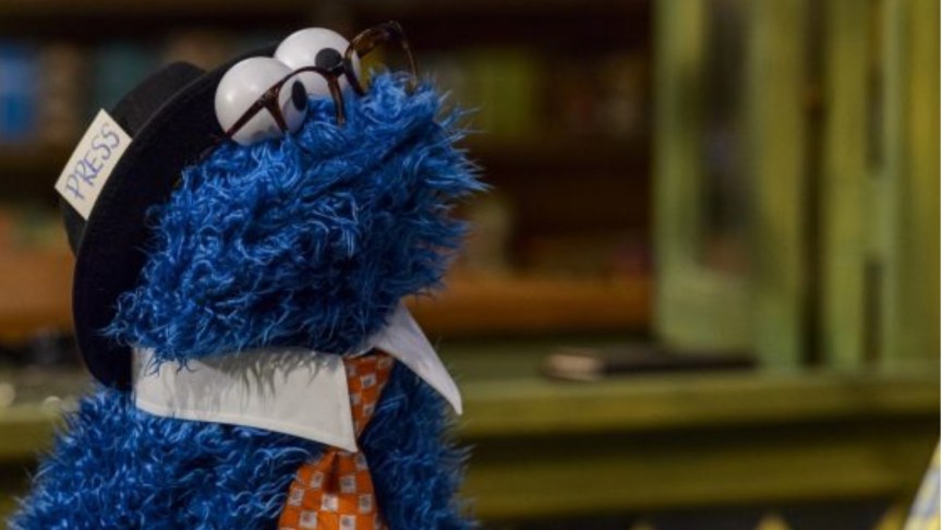 Cookie Monster of 'Sesame Street'