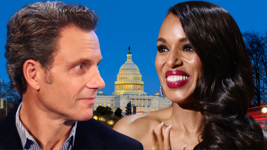 Kerry Washington and Tony Goldwyn