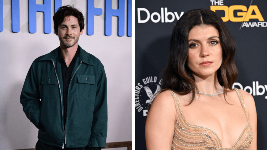 Logan Lerman and Emily Bader