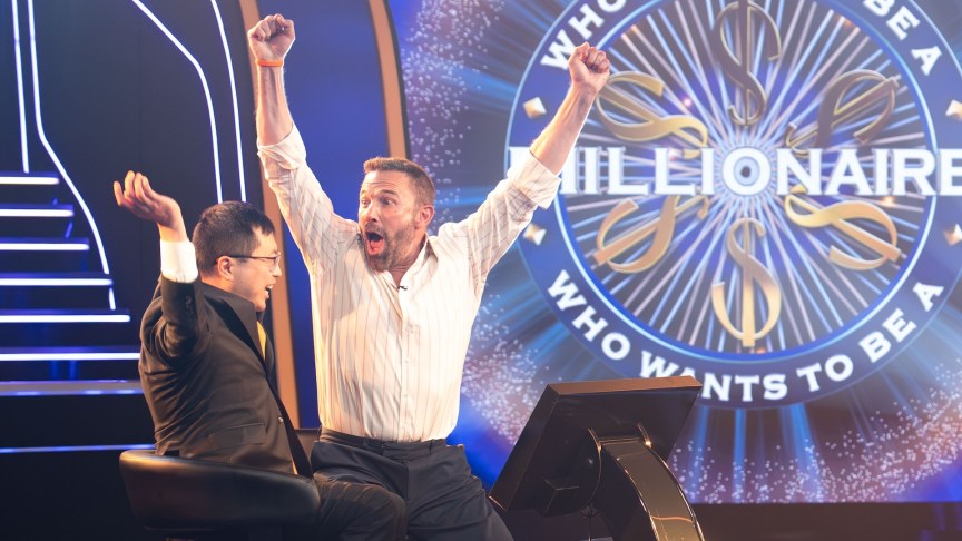 Jamie Ding and Ben Affleck on Who Wants to Be a Millionaire