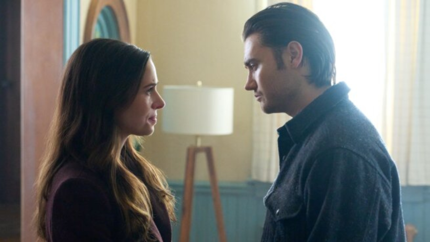 Abby and Jacob from Hallmark's "The Way Home"
