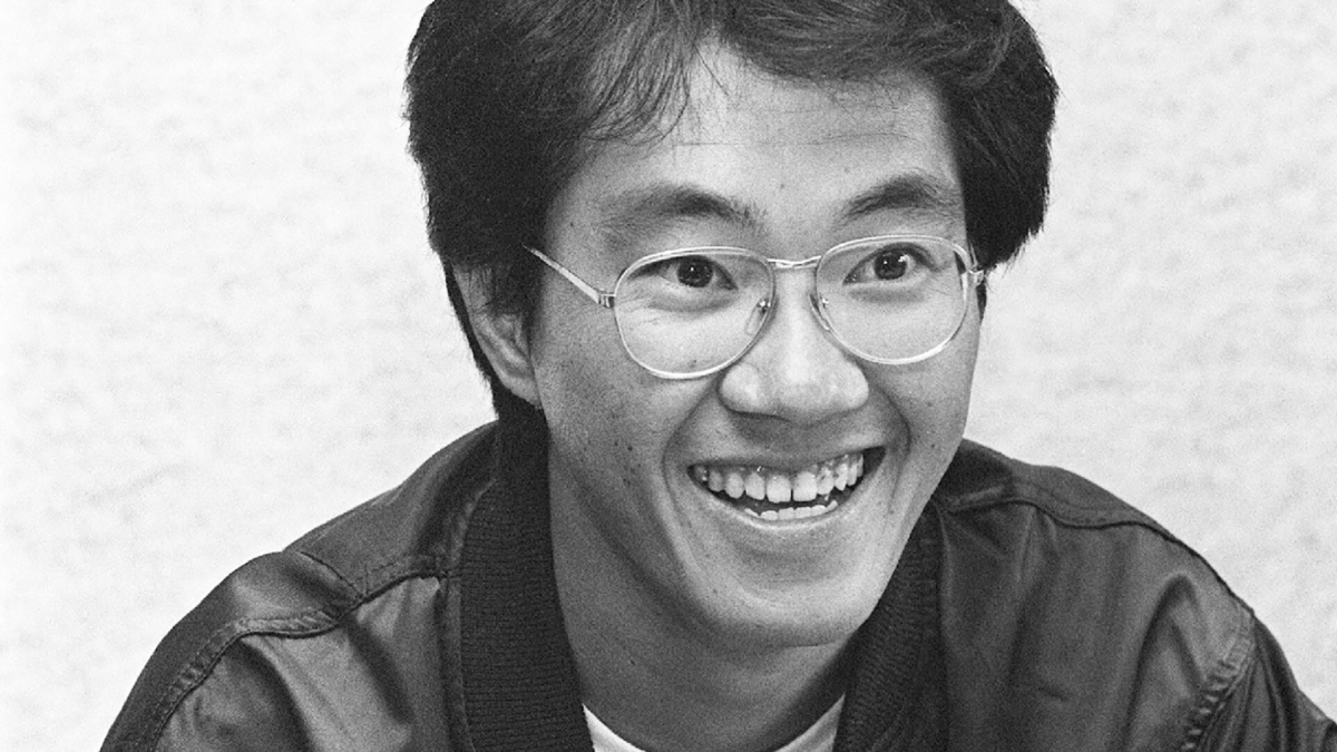 Akira Toriyama smiling.