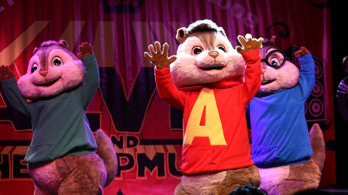 Alvin and the Chipmunks at Movie Event