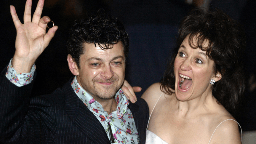 Andy Serkis with small ring.
