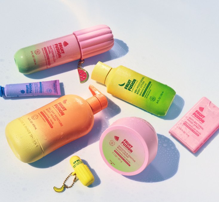 Bath & Body Works Fruit Fusion product packaging. 