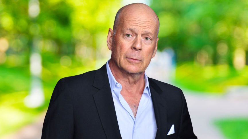Bruce Willis rare outing