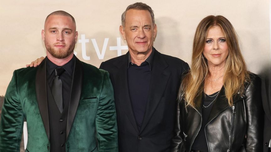 Chet Hanks, Tom Hanks, and Rita Wilson