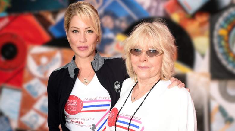 Christina Applegate and her mother Nancy Priddy