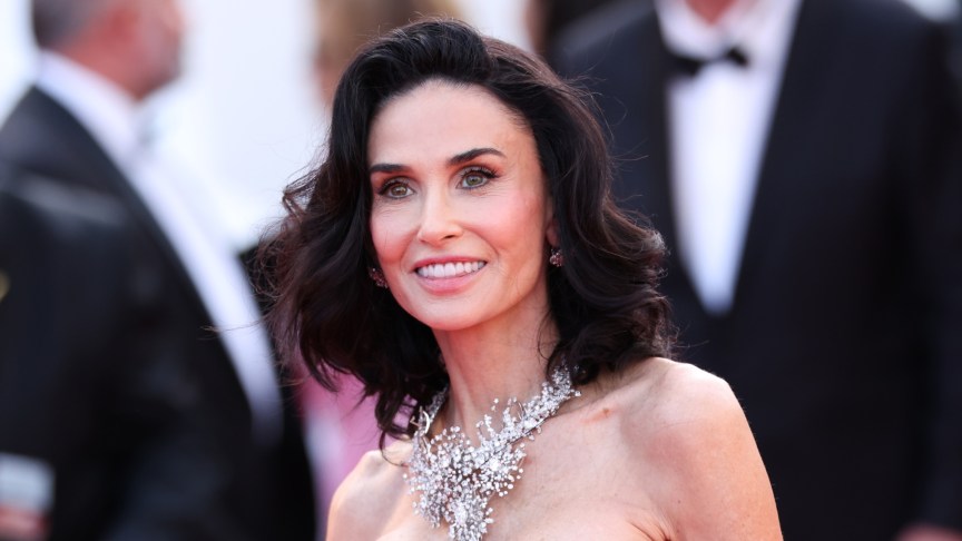 Demi Moore on the Cannes Film Festival red carpet