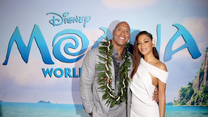 Dwayne Johnson and Nicole Scherzinger