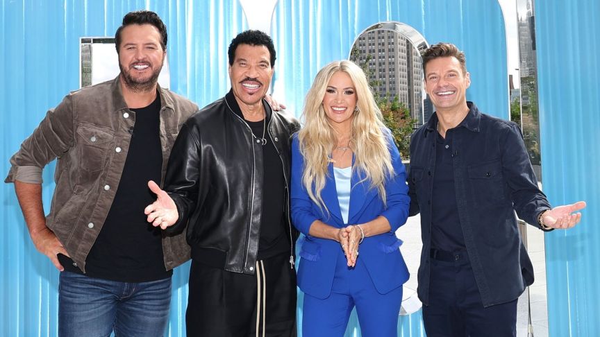 Luke Bryan, Lionel Richie, Carrie Underwood, and Ryan Seacreast
