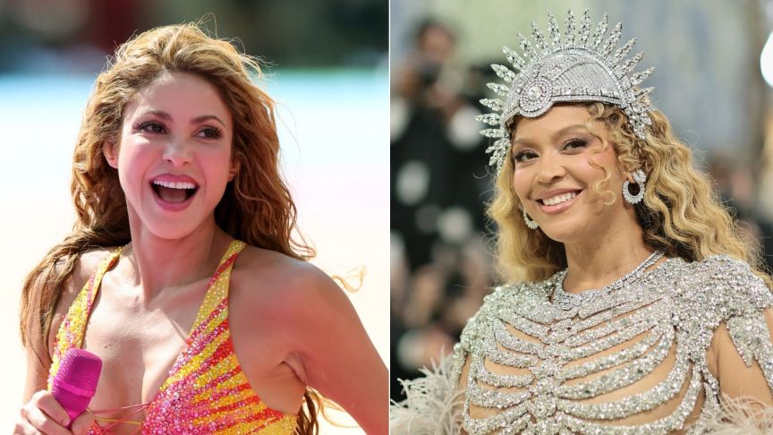 Shakira and Beyonce